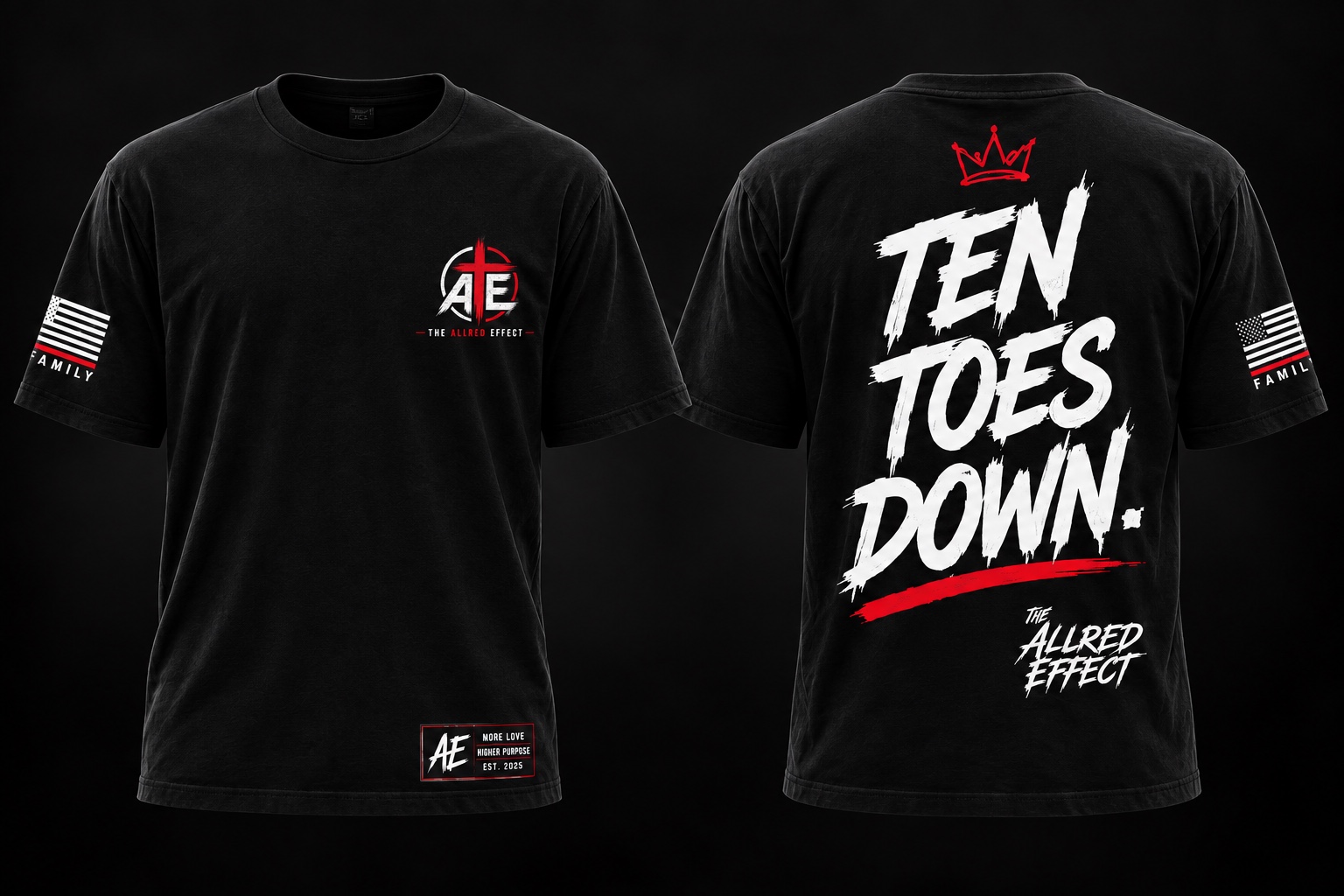 Ten Toes Down Tee
